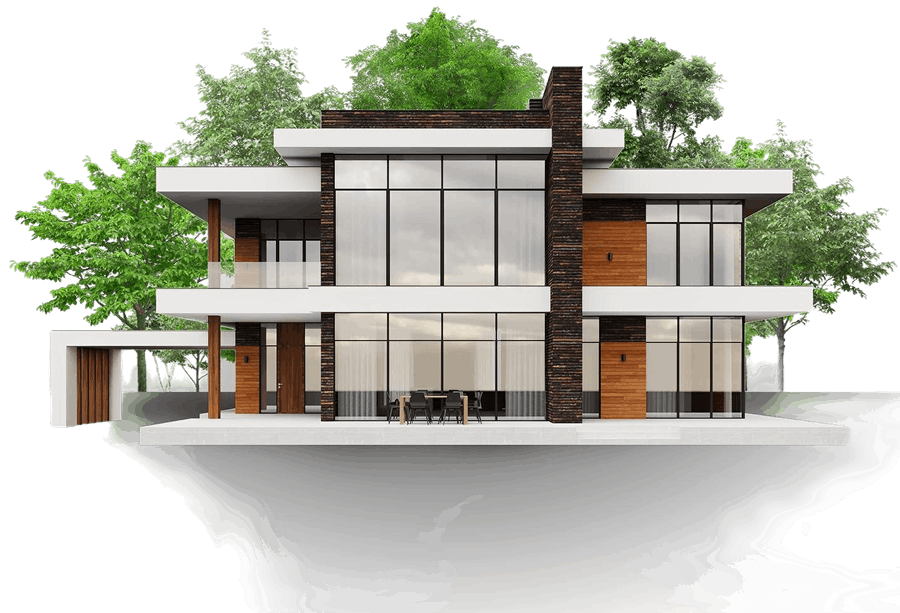Modern House Rendering