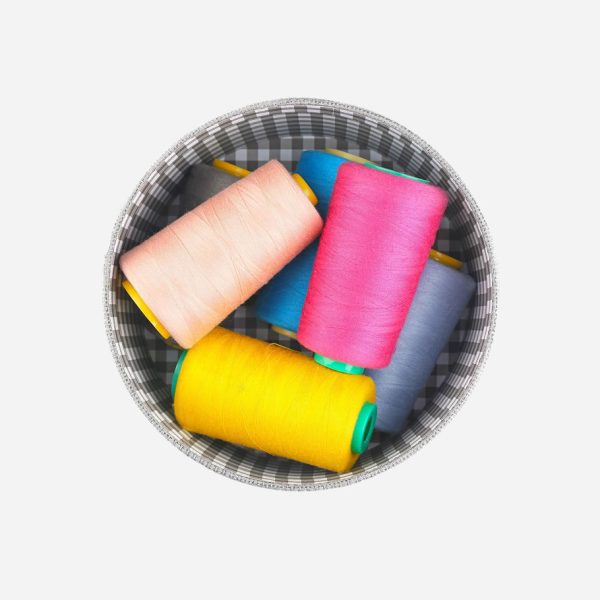 Color sewing threads