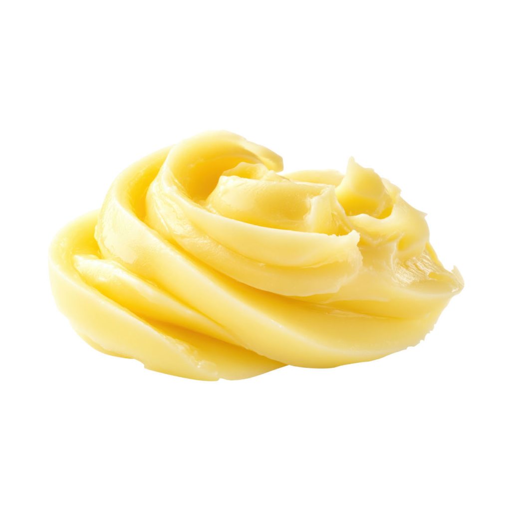 Creamy butter swirling