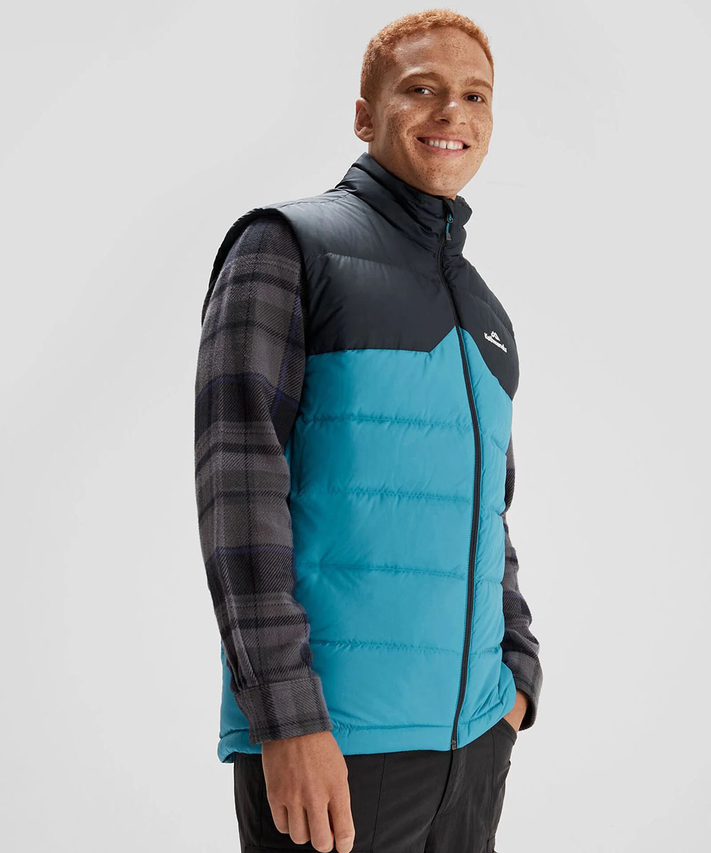 Men's Epiq Down Vest - Eddy/Meteor - Image 2