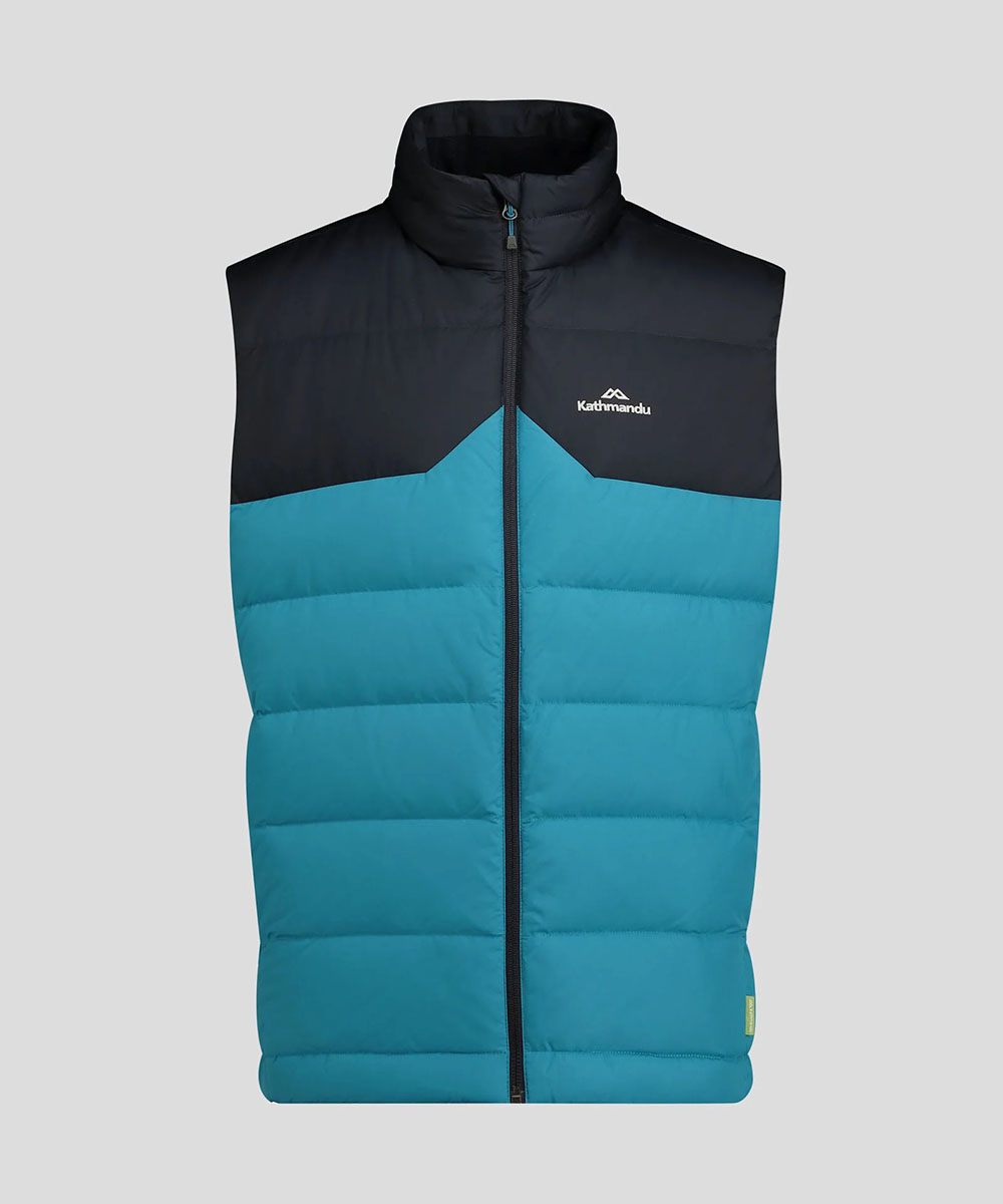 Men's Epiq Down Vest - Eddy/Meteor - Image 4