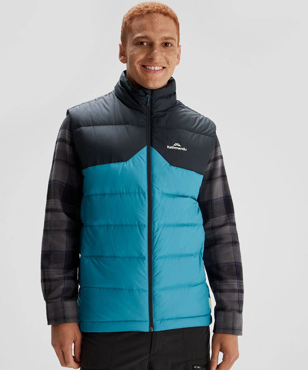 Men's Epiq Down Vest - Eddy/Meteor - Image 5