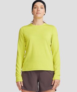 Women's Seeker Fleece Long Sleeve Top - Bright Moss