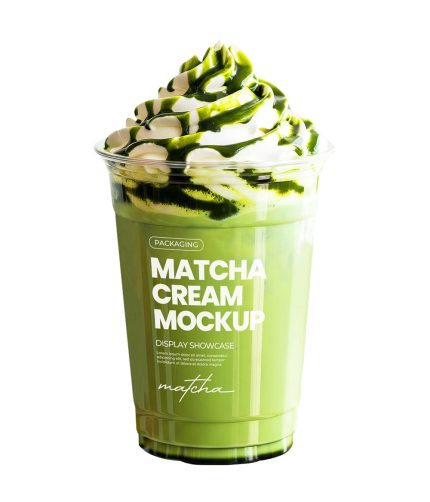 Matcha Whipped Cream for Beverages